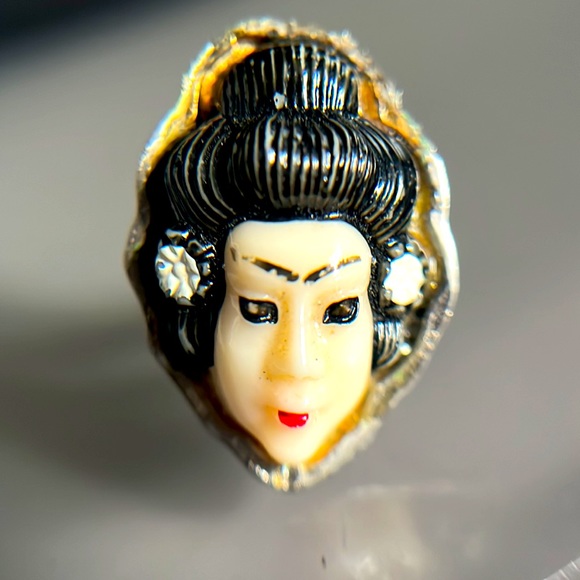 Selro Seleni Vintage Asian Face Cuff Links - Picture 2 of 14